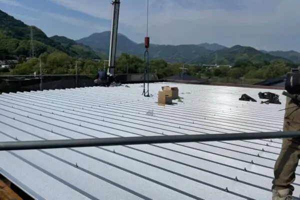 画像2356：沼津市　Ｙ電気上棟　屋根、板金工事